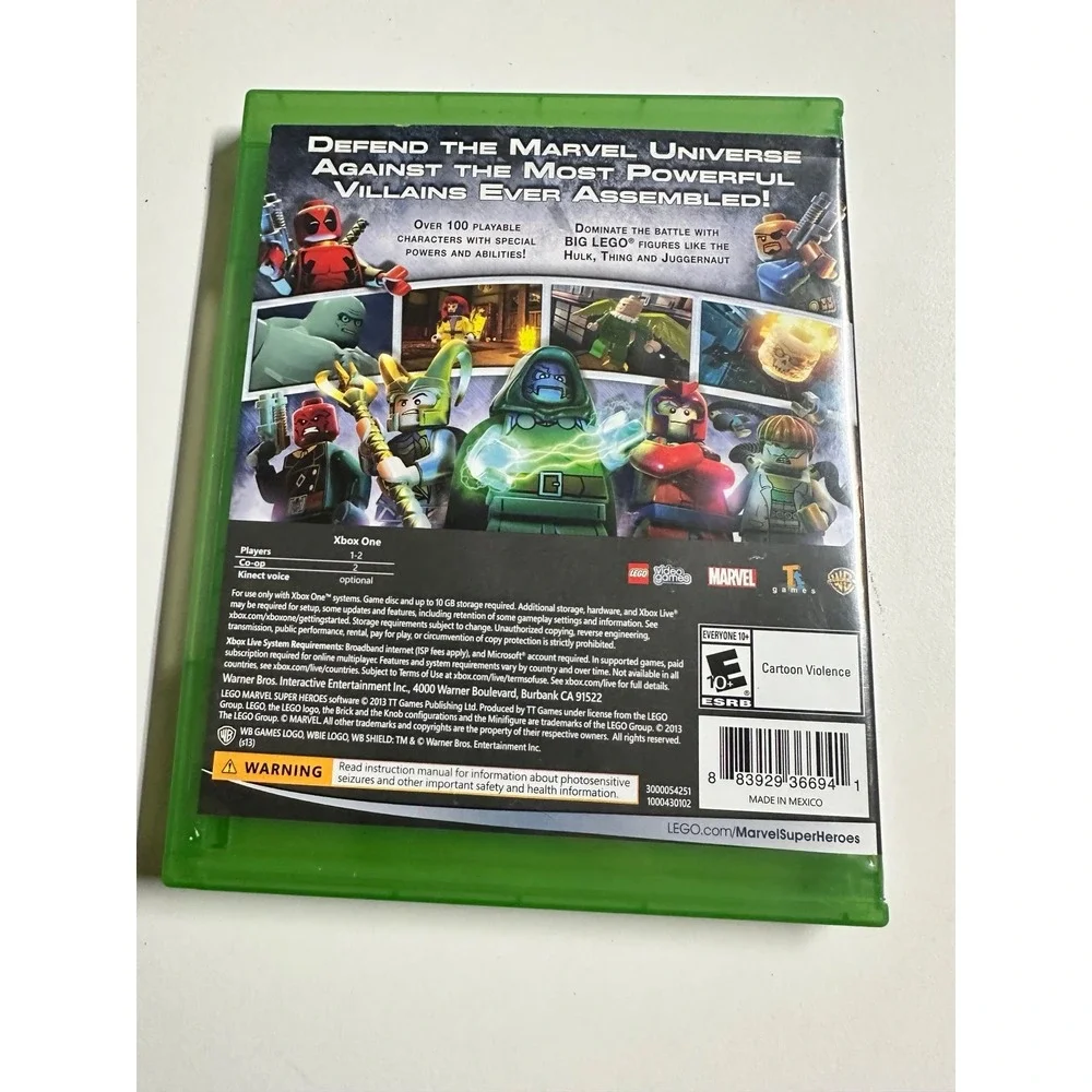Xbox One Lego Marvel Superheroes video‎ game